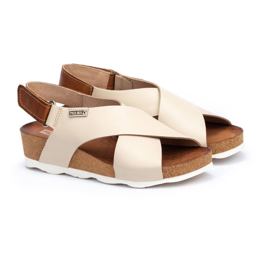 Women's Pikolinos MAHON Sandals Beige | NZ KQ59783